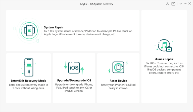 aiseesoft ios system recovery