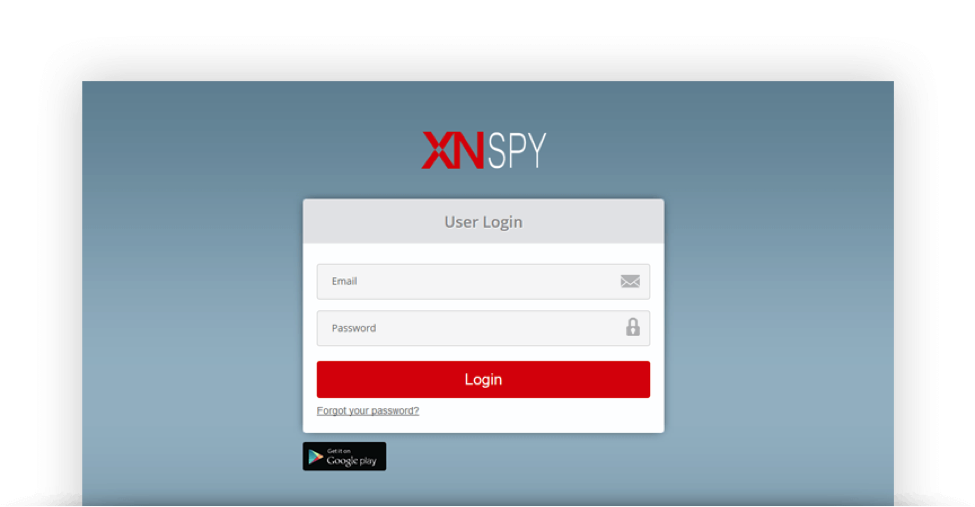 Log in XNSPY